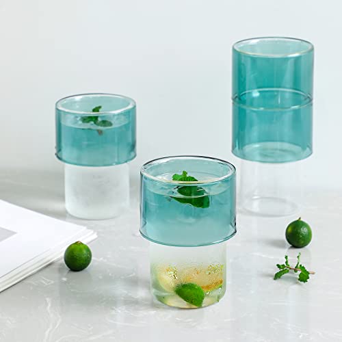 Eryngii Double Wall Highball Glasses for Coffee Water Soda for Bars Restaurants (Blue)  
Eryngii Double Wall Highball Gl