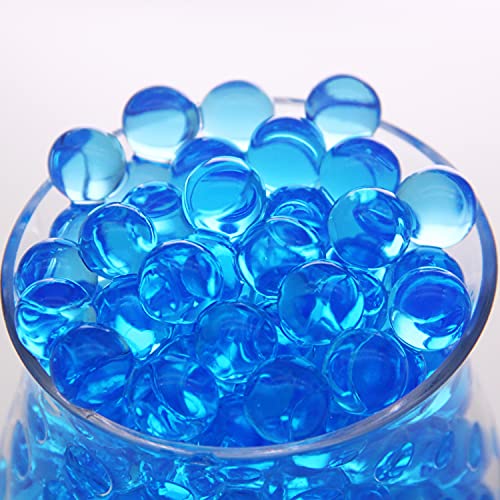 PMLAND 45000 Pieces Light Blue Vase Filler Jelly Gel Beads Growing Crystal for Home Decoration and Wedding Centerpiece -